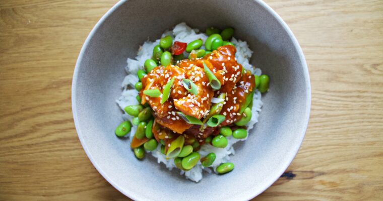 Tofu | Gewürzketchup | Edamame